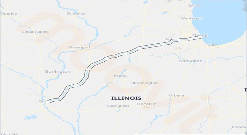 Amtrak Illinois Zephyr Routes & Network