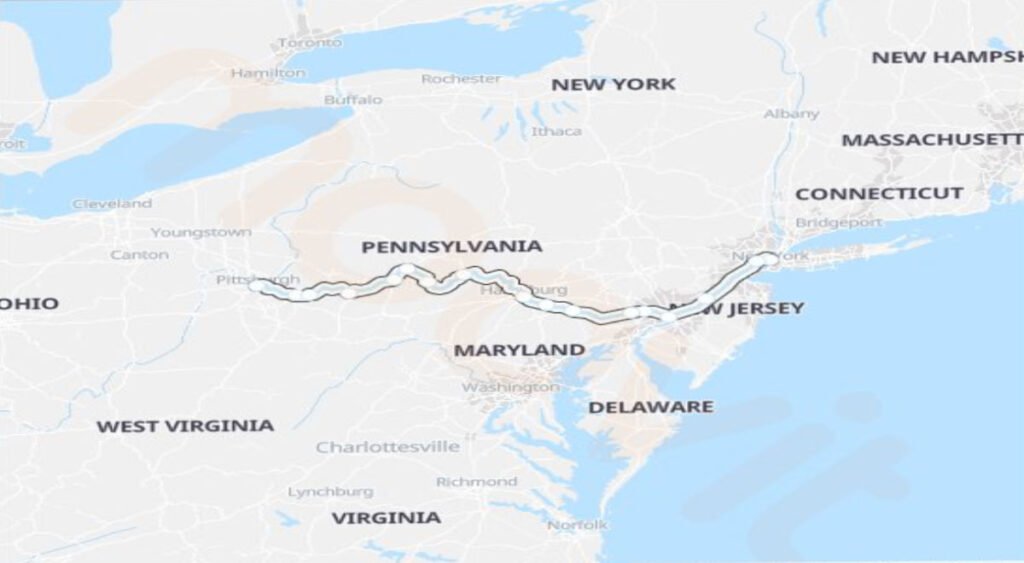 The most popular Amtrak Pennsylvanian routes