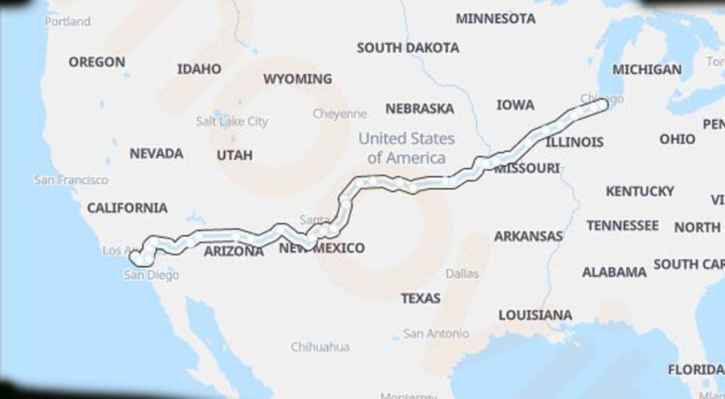 Train Stations Served by the Southwest Chief