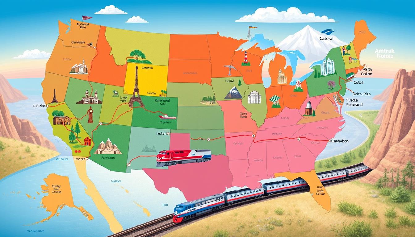 What are the most popular routes among Amtrak travelers