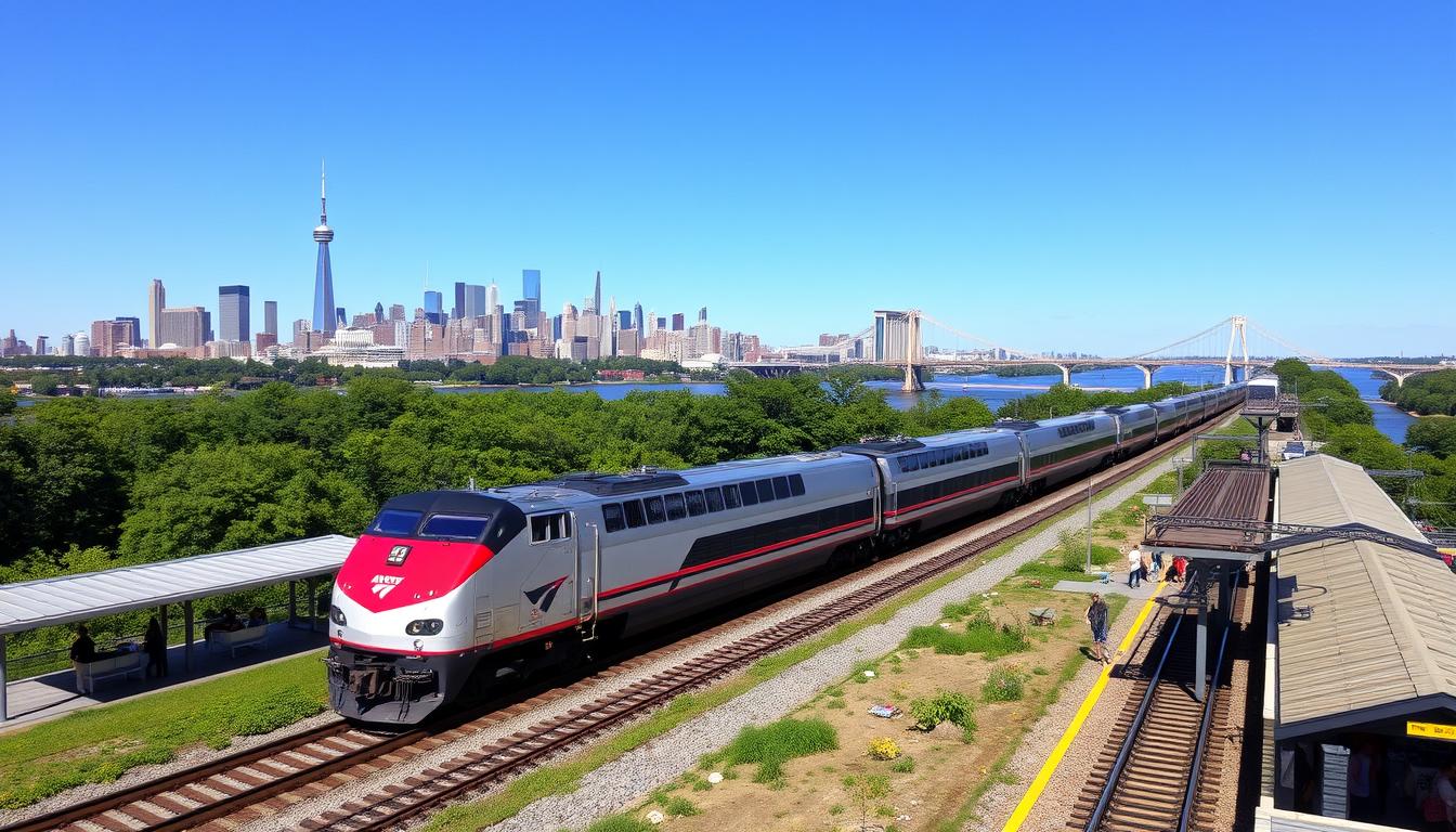 Amtrak New York to Washington DC Train