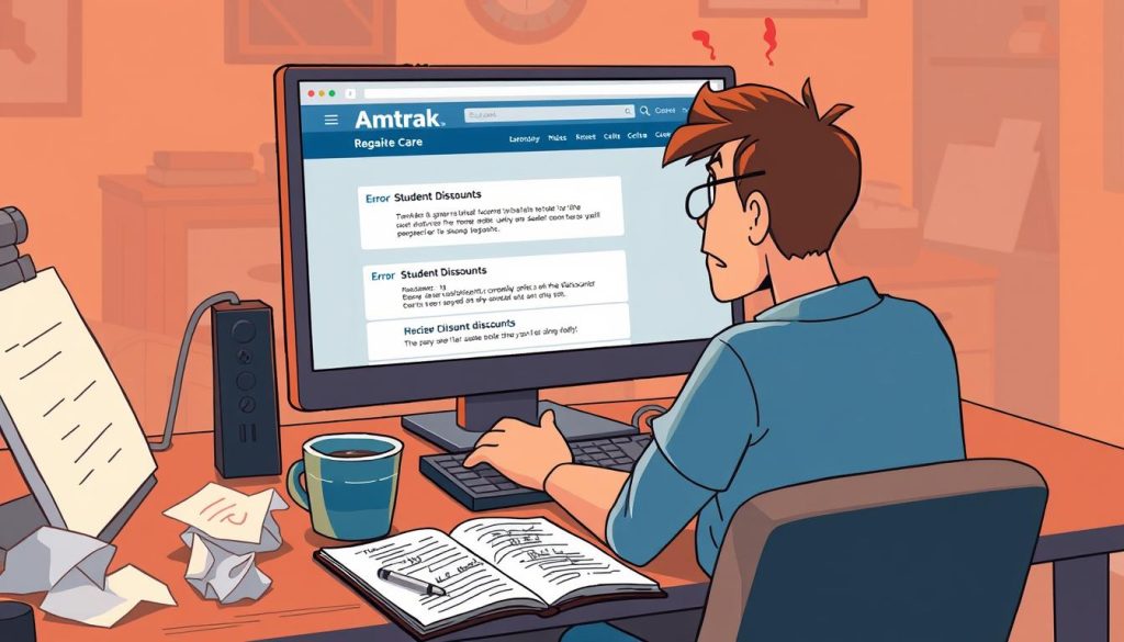 Troubleshooting Technical Issues on Amtrak's Website