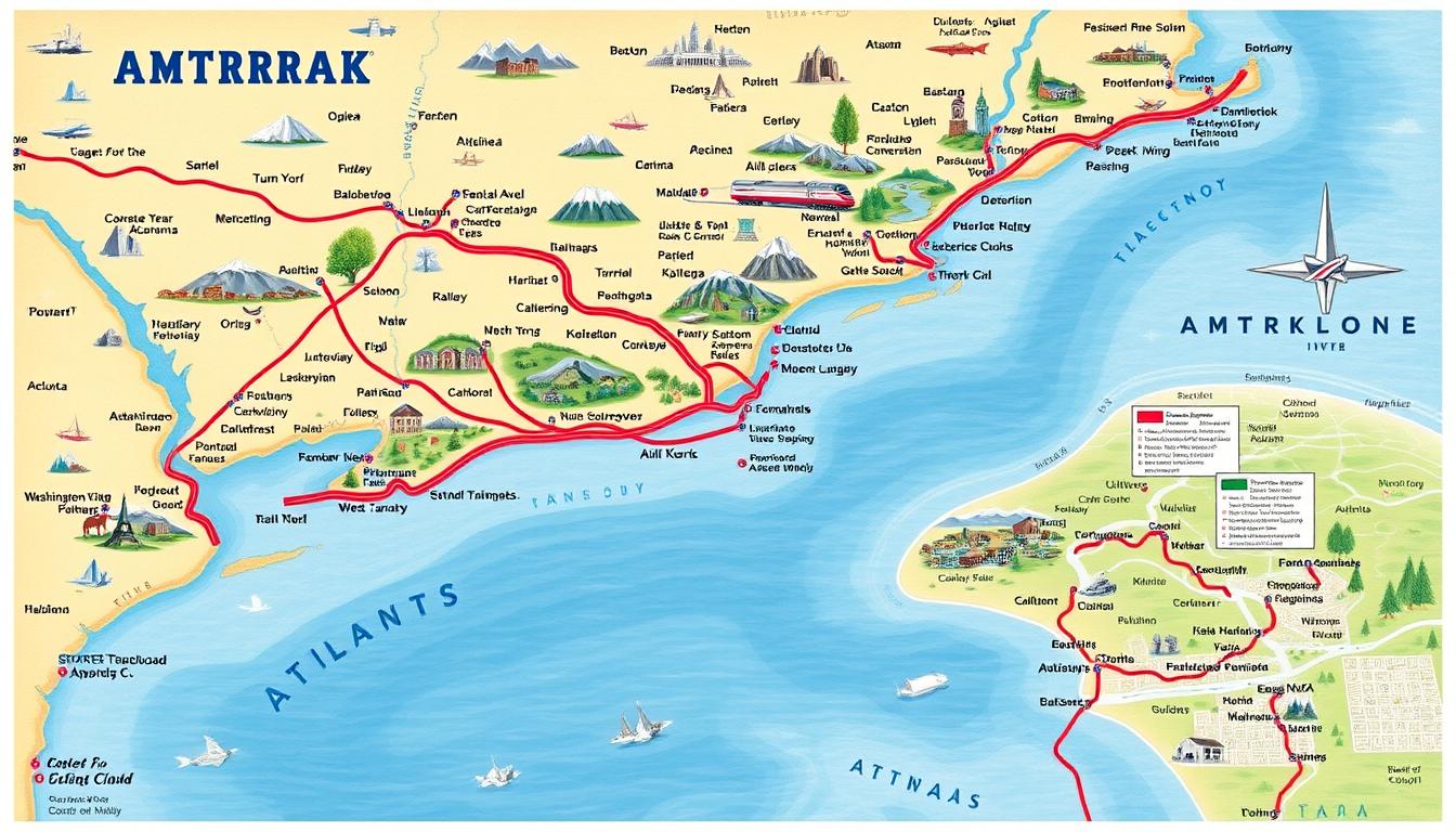 East Coast Amtrak Route