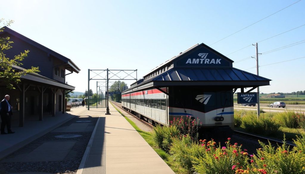 Stations and Routes Along the Wolverine Corridor