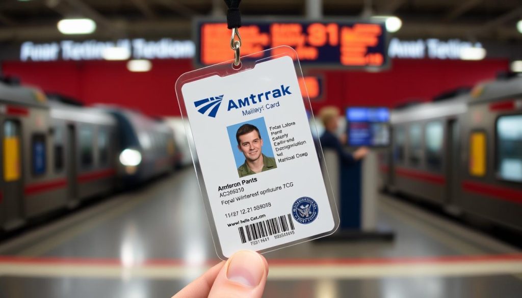 Required Documentation and ID Verification for Amtrak military discount