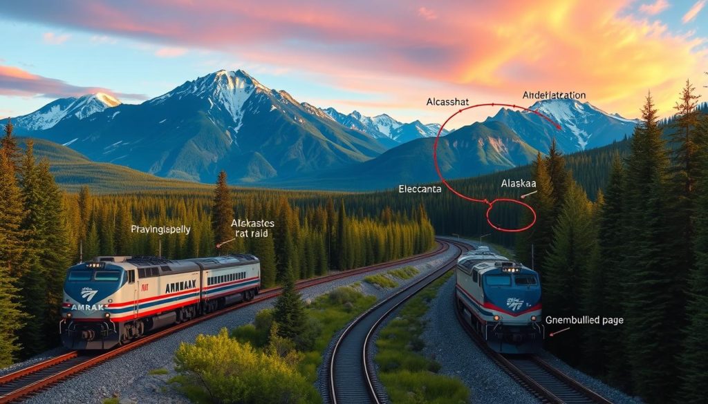 Alternative Routes to Reach Alaska by Rail