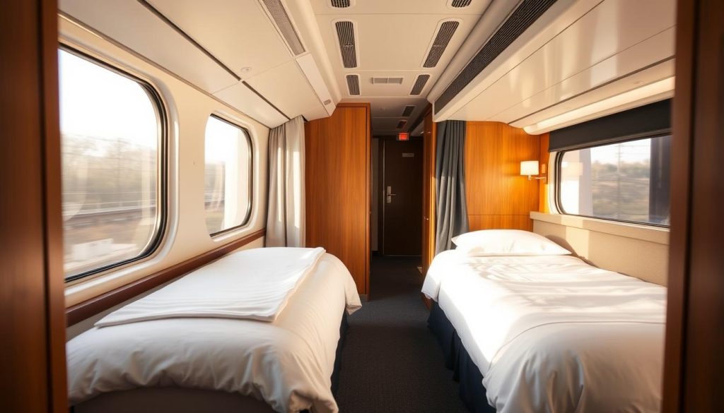 Bedroom Suite on Amtrak trains offers a cozy and relaxing space.