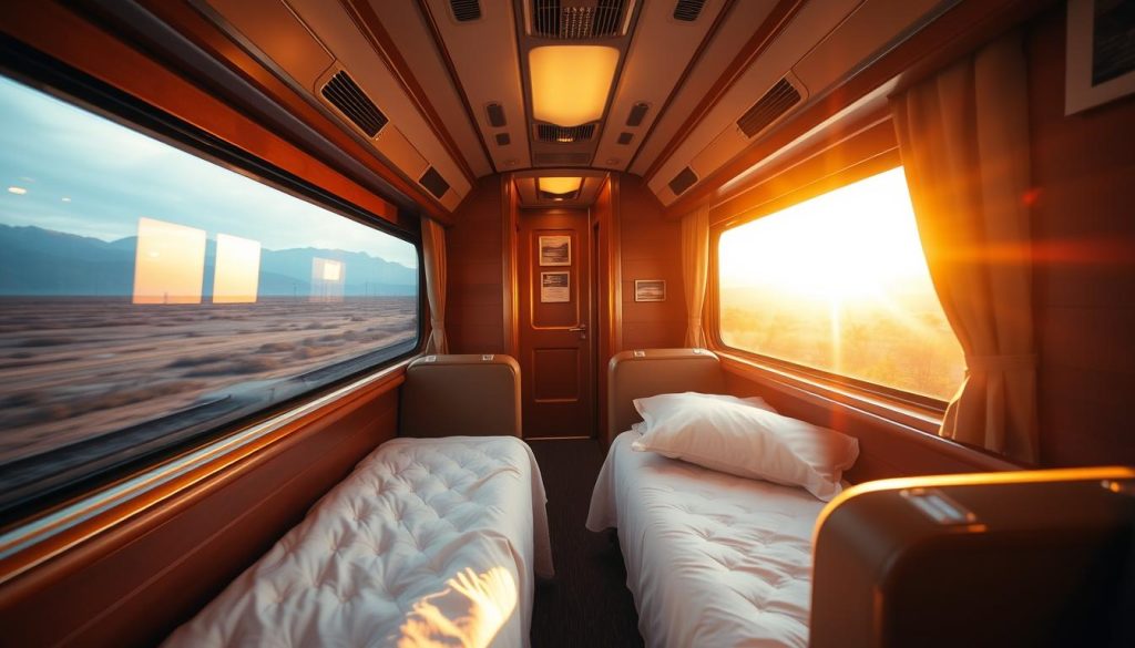 Premium Amenities in Amtrak First-Class Sleeper Cars