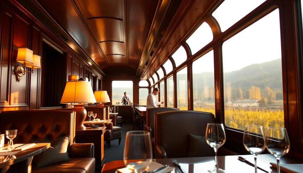 settle into your first-class sleeper car