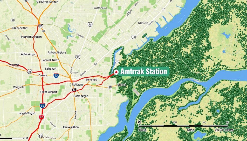 Which Amtrak Station is Closest to Dulles Airport