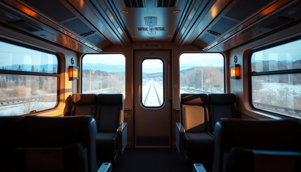 Choosing your seat on Amtrak