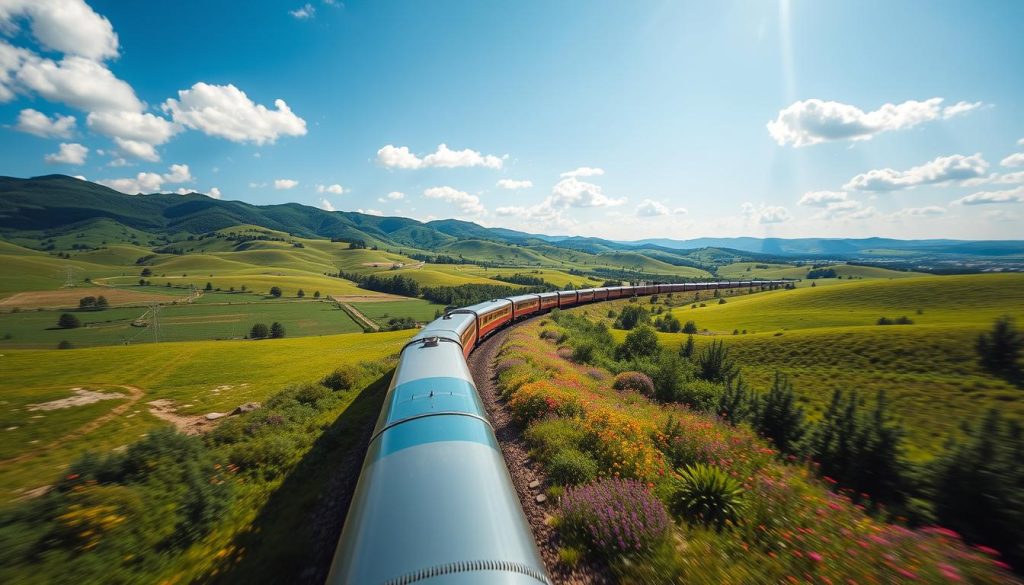 Going on a train to Nashville, the lively Music City