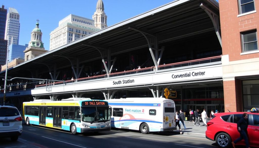 Getting from South Station to Boston Convention Center