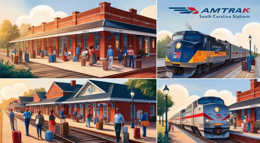 South Carolina's Amtrak Stations, Stop by Stop